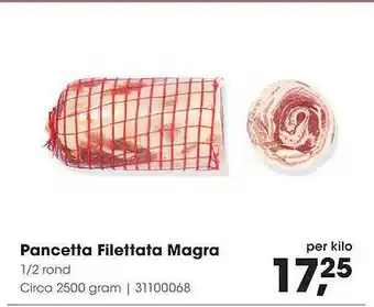 HANOS Pancetta Filettata Magra aanbieding