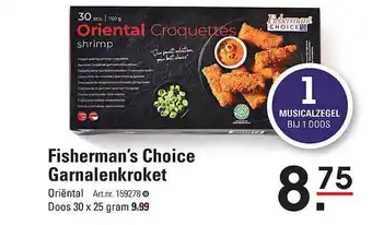 Sligro Fisherman's Choice Garnalenkroket aanbieding