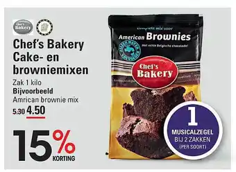 Sligro Chef's Bakery Cake-en Browniemizen aanbieding