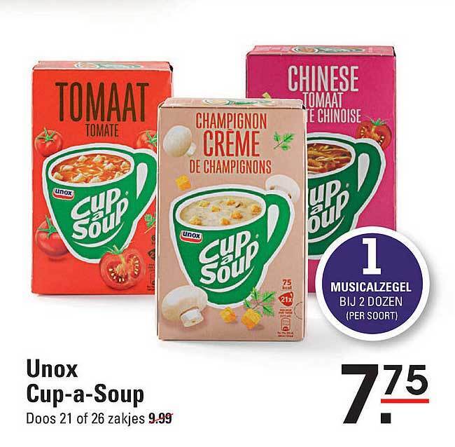 Unox CupaSoup aanbieding bij Sligro
