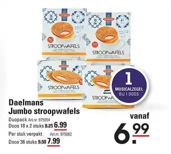 Sligro Daelmans Jumbo Stroopwafels aanbieding