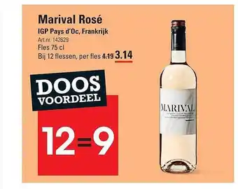 Sligro Marival Rose aanbieding