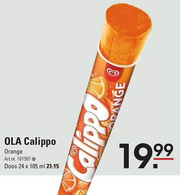 Ola Calippo Orange aanbieding bij Sligro