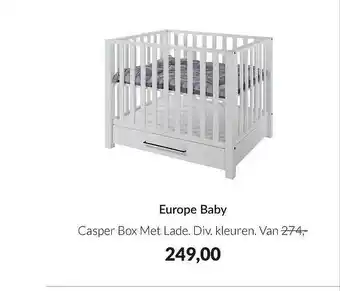 Babypark Europe Baby Casper Box Met Lade aanbieding