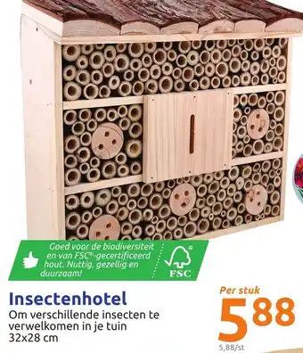 Action Insectenhotel 32x28 cm aanbieding