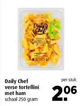 Boni Daily Chef Verse Tortellini Met Ham aanbieding