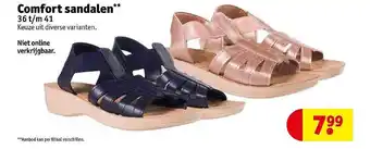 Kruidvat Comfort Sandalen aanbieding