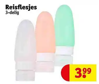 Kruidvat Reisflesjes 3-Delig aanbieding