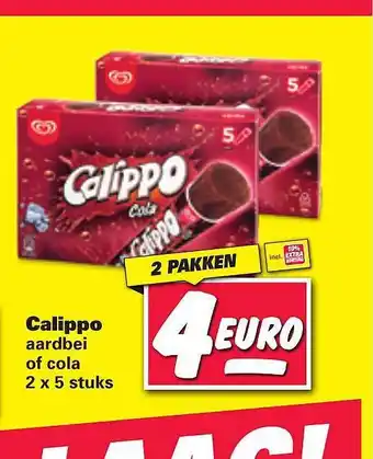 Nettorama Calippo Aardbei Of Cola aanbieding