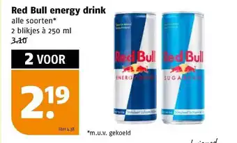 Poiesz Red Bull Energy Drink aanbieding