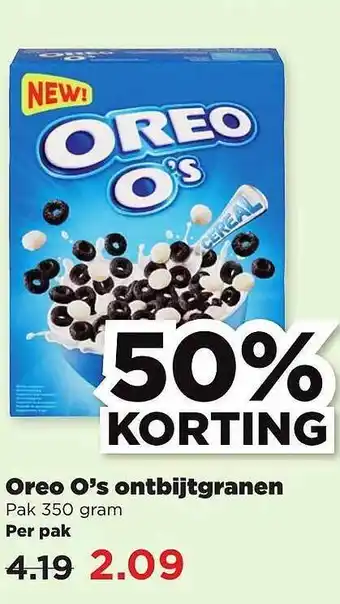 PLUS Oreo O's Ontbijtgranen 50% Korting aanbieding