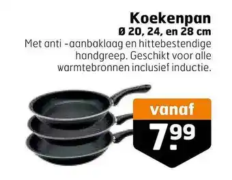 Trekpleister Koekenpan Ø 20, 24 En 28 Cm aanbieding