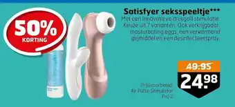 Trekpleister Satisfyer Seksspeeltje 50% Korting aanbieding