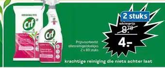 Trekpleister Cif Allesreinigerdoekjes aanbieding