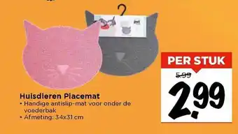 Vomar Voordeelmarkt Huisdieren Placemat aanbieding