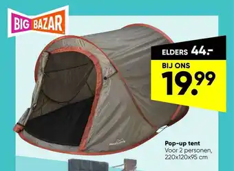 Big Bazar Pop-Up Tent aanbieding