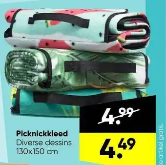 Big Bazar Picknickkleed aanbieding