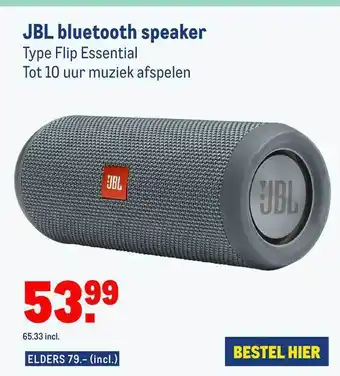 Makro JBL Bluetooth Speaker Flip Essential aanbieding