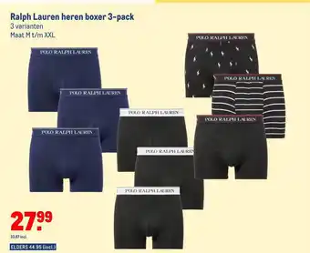 Makro Ralph Lauren Heren Boxer 3-Pack aanbieding