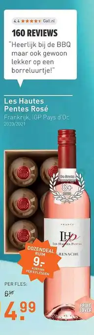 Gall & Gall Les Hautes Pentes Rosé aanbieding