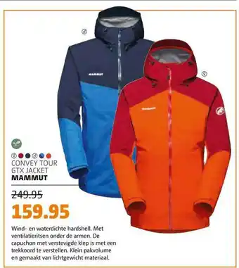 Bever Convey Tour GTX Jacket Mammut aanbieding