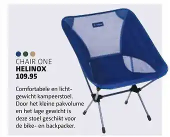 Bever Chair One Helinox aanbieding