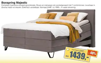 Woonsquare Boxspring Majestic aanbieding