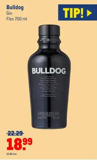 Makro Bulldog Gin aanbieding