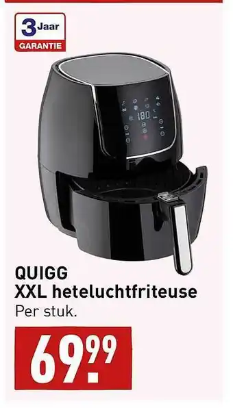 ALDI Quigg XXL Heteluchtfriteuse aanbieding