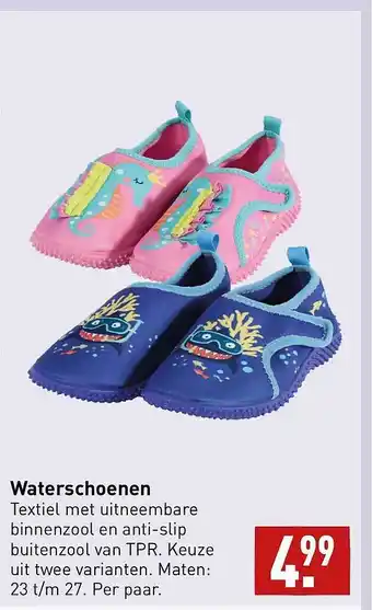 ALDI Waterschoenen aanbieding