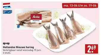 ALDI Hollandse Nieuwe Haring aanbieding