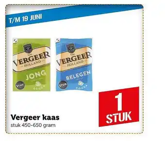 Coop Vergeer Kaas aanbieding