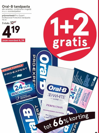 Etos Oral-B tandpasta aanbieding