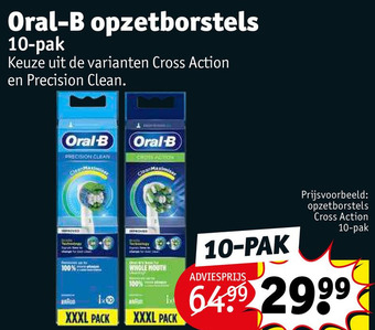 Kruidvat Oral-B opzetborstels aanbieding