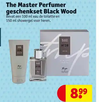 Kruidvat The Master Perfumer geschenkset Black Wood aanbieding