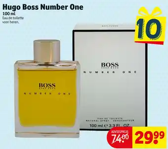 Kruidvat Hugo Boss Number One aanbieding