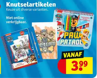 Kruidvat Paw Patrol Knutselartikelen aanbieding