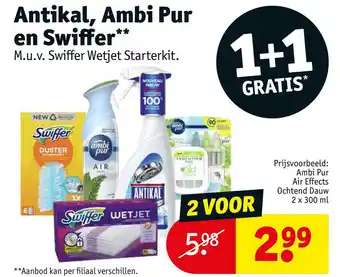 Kruidvat Antikal, Ambi Pur en Swiffer aanbieding