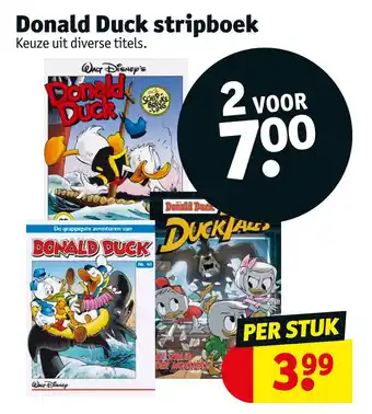 Kruidvat Donald Duck stripboek aanbieding