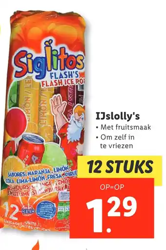 Lidl IJslolly's aanbieding