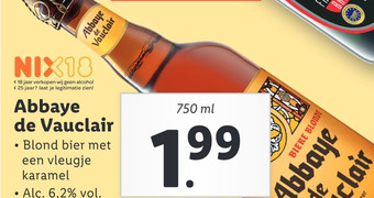 Lidl Abbaye de Vauclair aanbieding