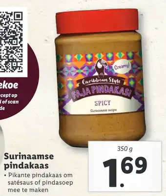 Lidl Surinaamse pindakaas aanbieding