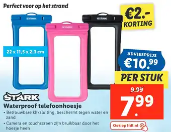 Lidl STARK Waterproof telefoonhoesje aanbieding