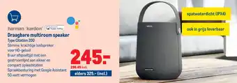 Makro Draagbare multiroom speaker aanbieding