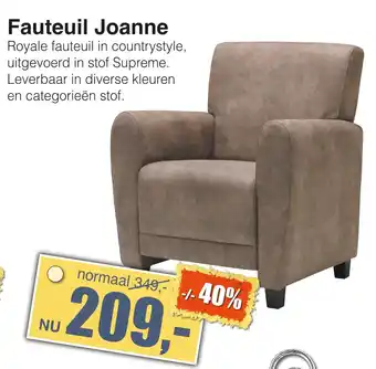 Woonsquare Fauteuil Joanne aanbieding