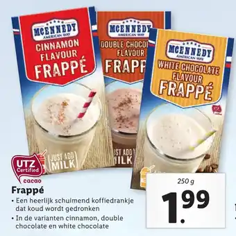 Lidl Frappe 250 gr aanbieding