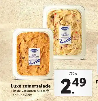 Lidl Luxe zomersalade 750 g aanbieding