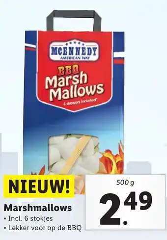 Lidl Marshmallows 500 gr aanbieding