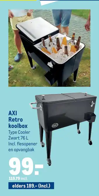 Makro AXI Retro koolbox OX aanbieding