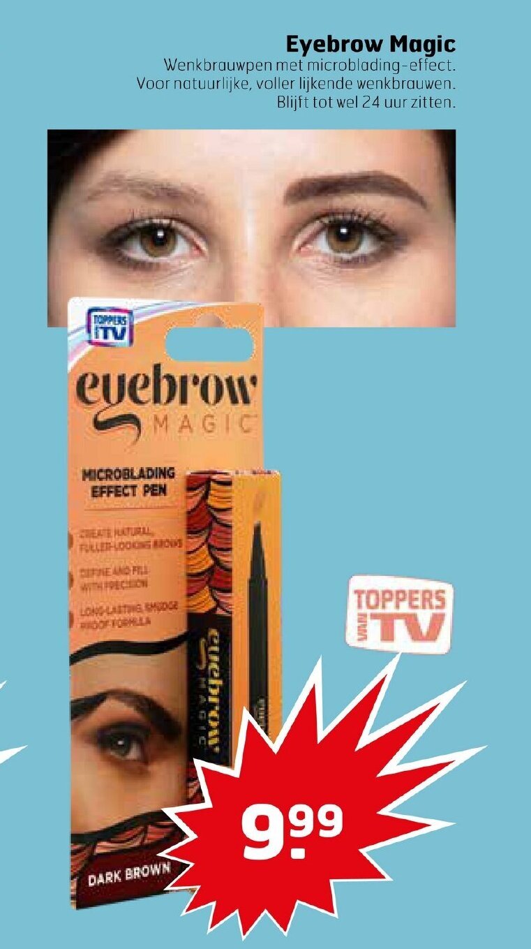Eyebrow Magic aanbieding bij Trekpleister